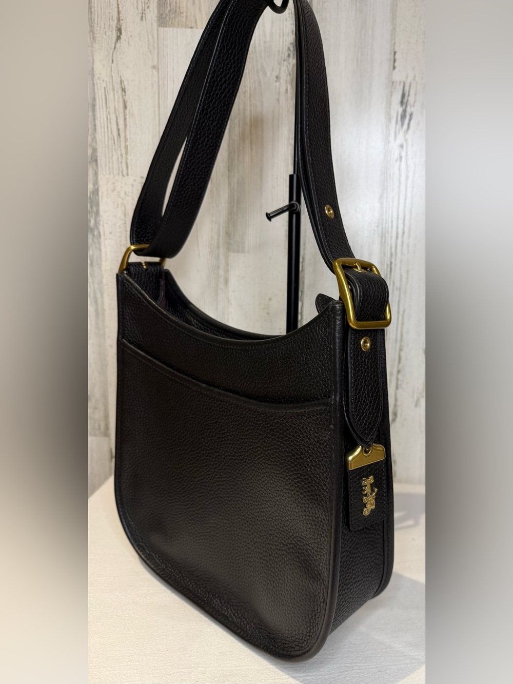 Coach 1941 Emery Shoulder Bag with Brass Hardware Soft Leather EUC